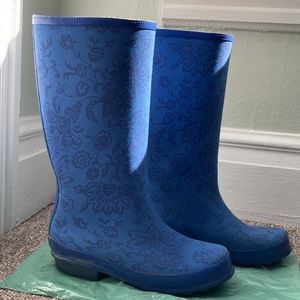 L.L. Bean Blue Rain Boots/Wellies